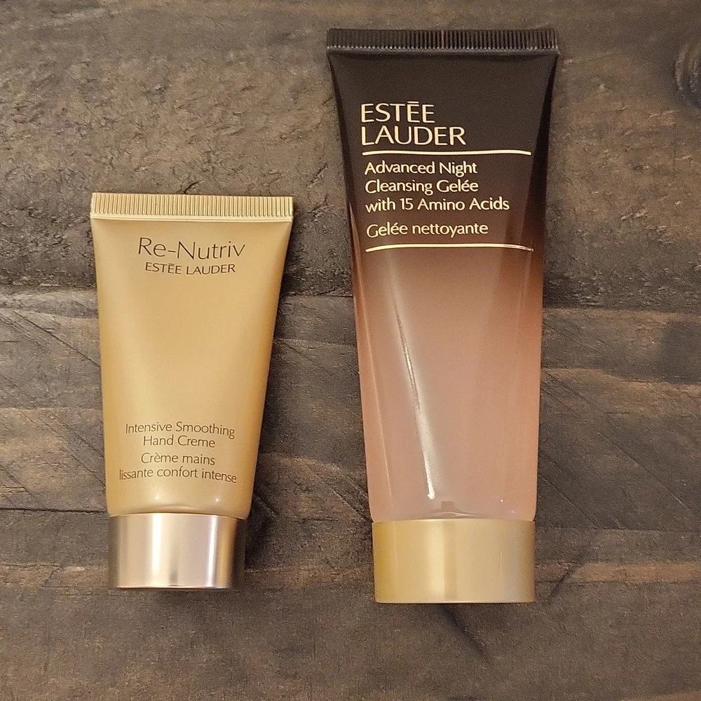 NWOT Estee Lauder Night Cleansing Gel & Hand Cream Bundle
